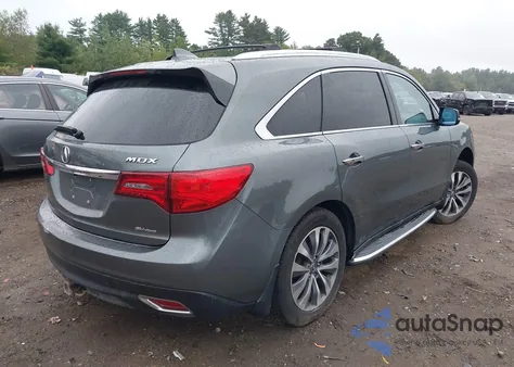 2014 Acura Mdx Technology Package from USA, damaged, VIN 5FRYD4H46EB002493